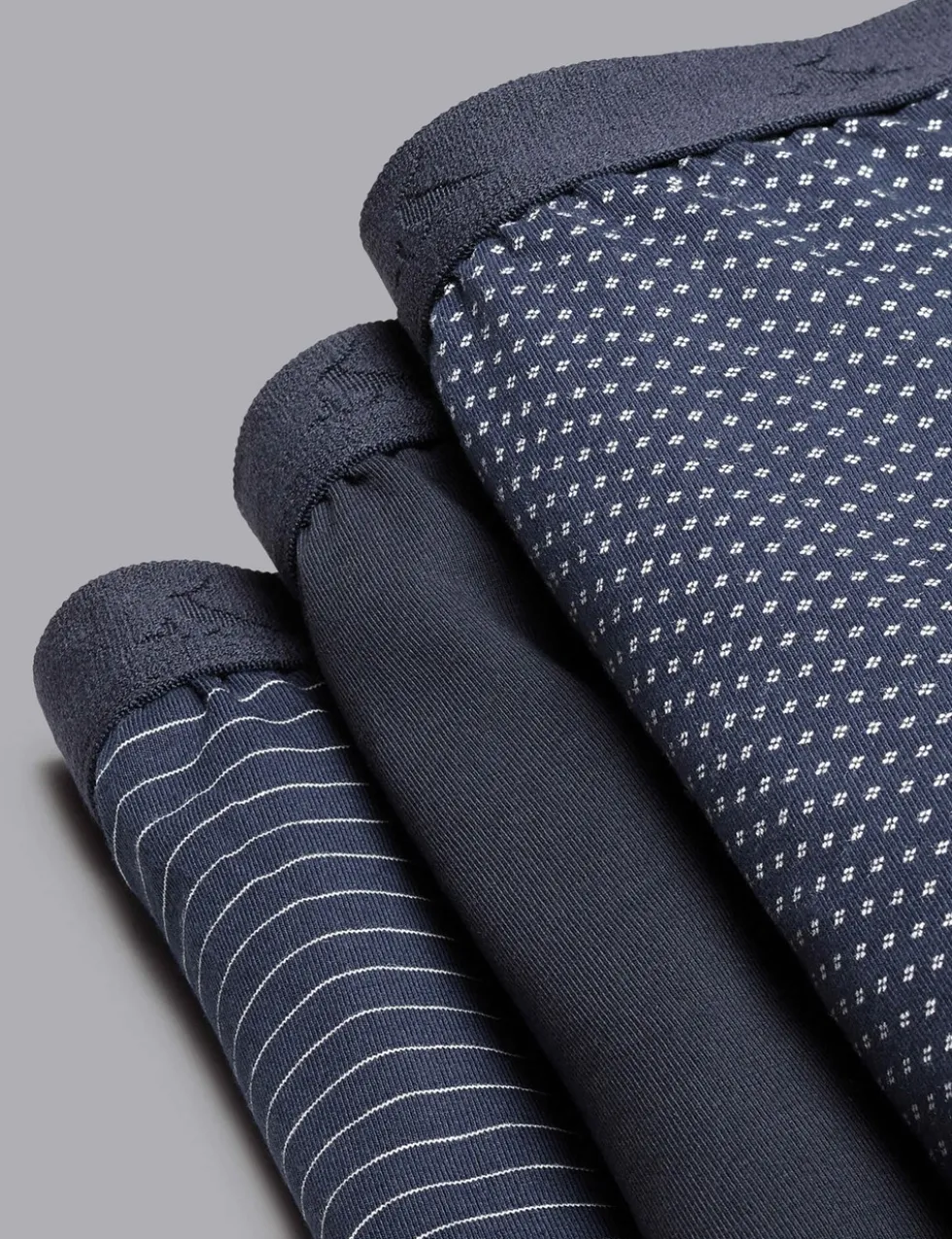3 Pack Cotton Rich Jersey Assorted Boxers