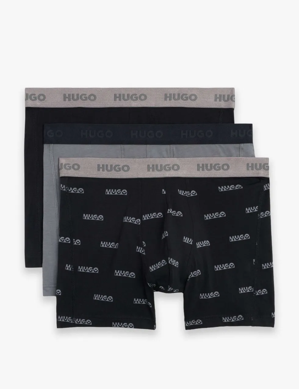3 Pack Cotton Rich Logo Boxer Briefs