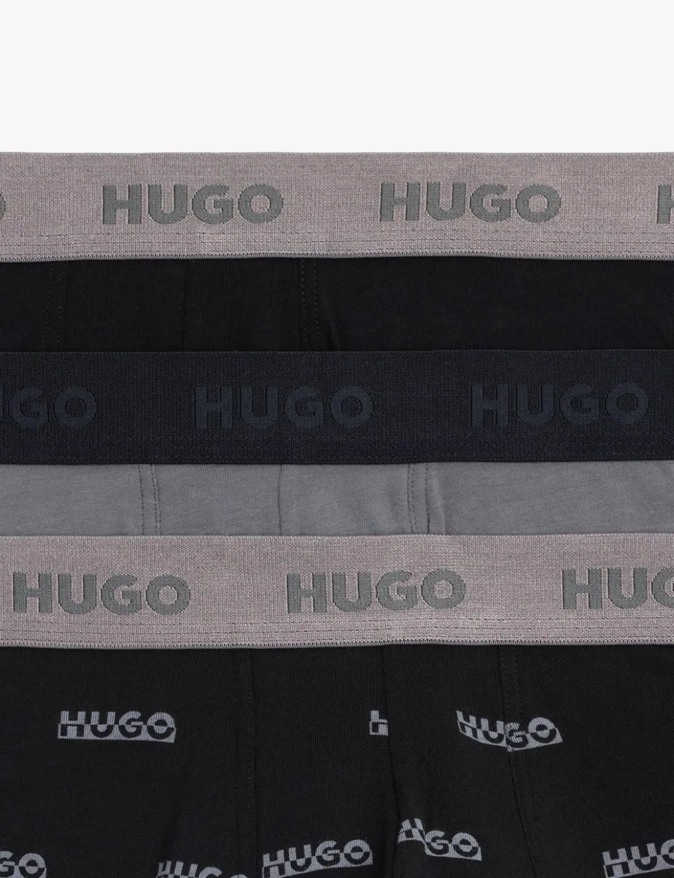 3 Pack Cotton Rich Logo Boxer Briefs