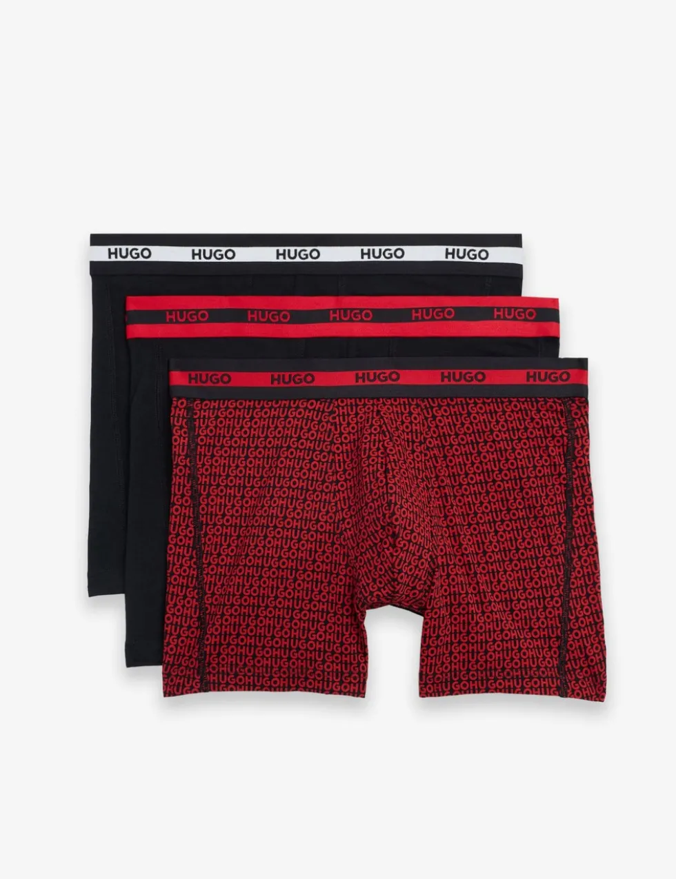 3 Pack Cotton Rich Logo Boxer Briefs