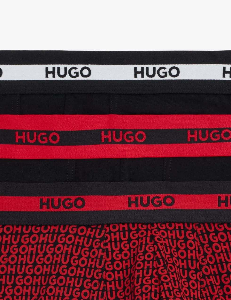 3 Pack Cotton Rich Logo Boxer Briefs