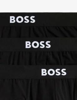 3 Pack Cotton Rich Logo Waistband Briefs