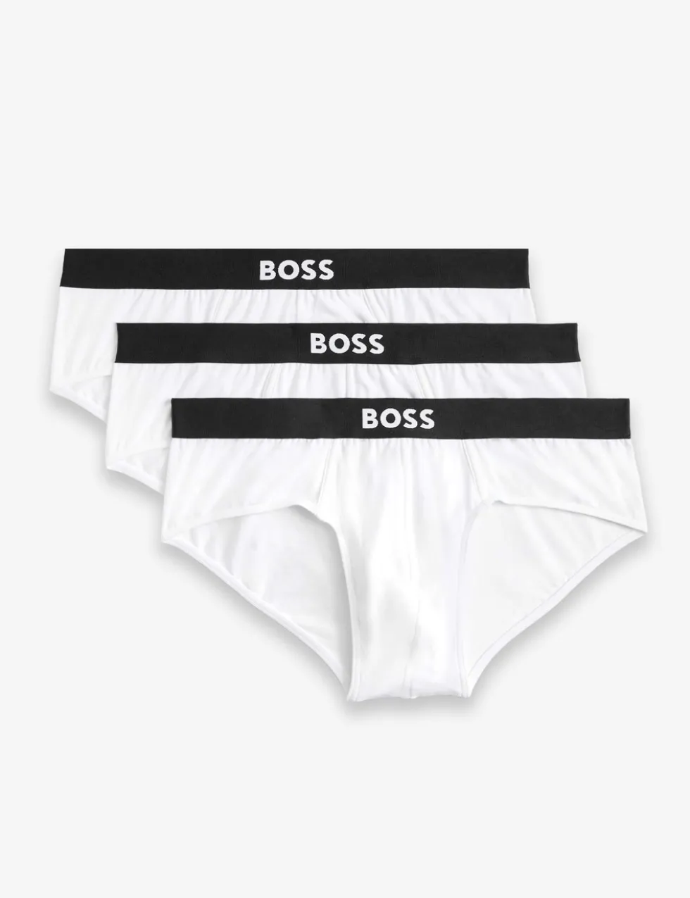 3 Pack Cotton Rich Logo Waistband Briefs