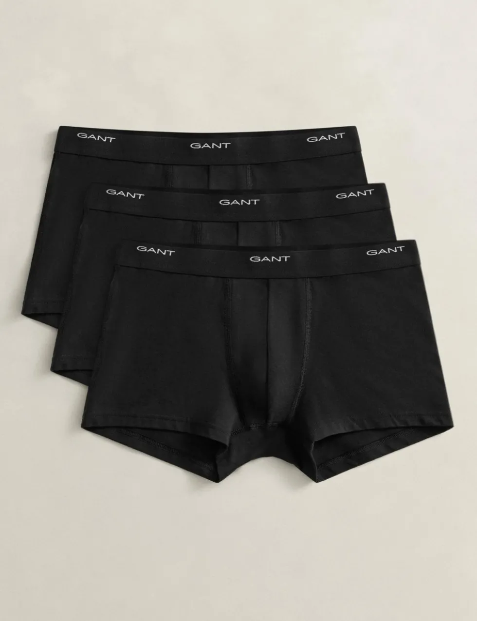3 Pack Cotton Rich Logo Waistband Trunks