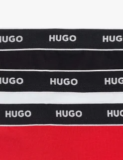 3 Pack Cotton Rich Logo Waistband Thongs