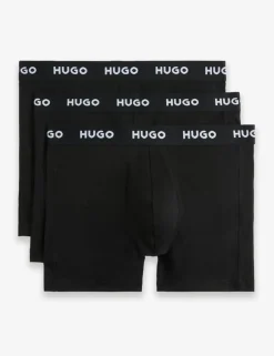 3 Pack Cotton Rich Logo Waistband Boxer Briefs