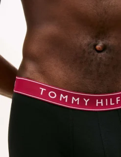 5 Pack Cotton Rich Logo Waistband Trunks
