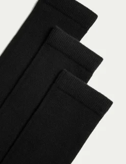 3 Pack Cotton Rich Over the Knee Socks