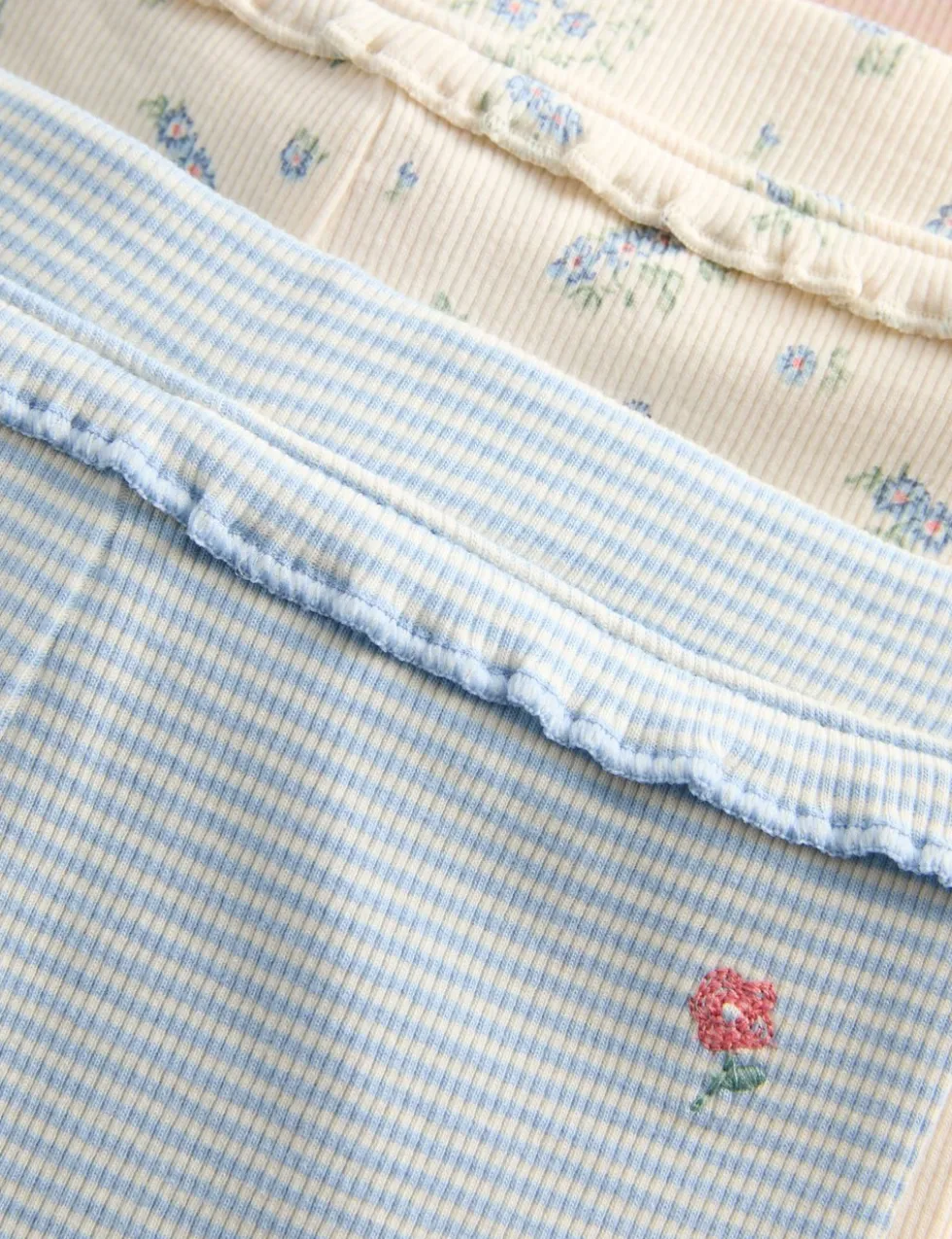 3 Pack Cotton Rich Printed Leggings (0-5 Yrs)