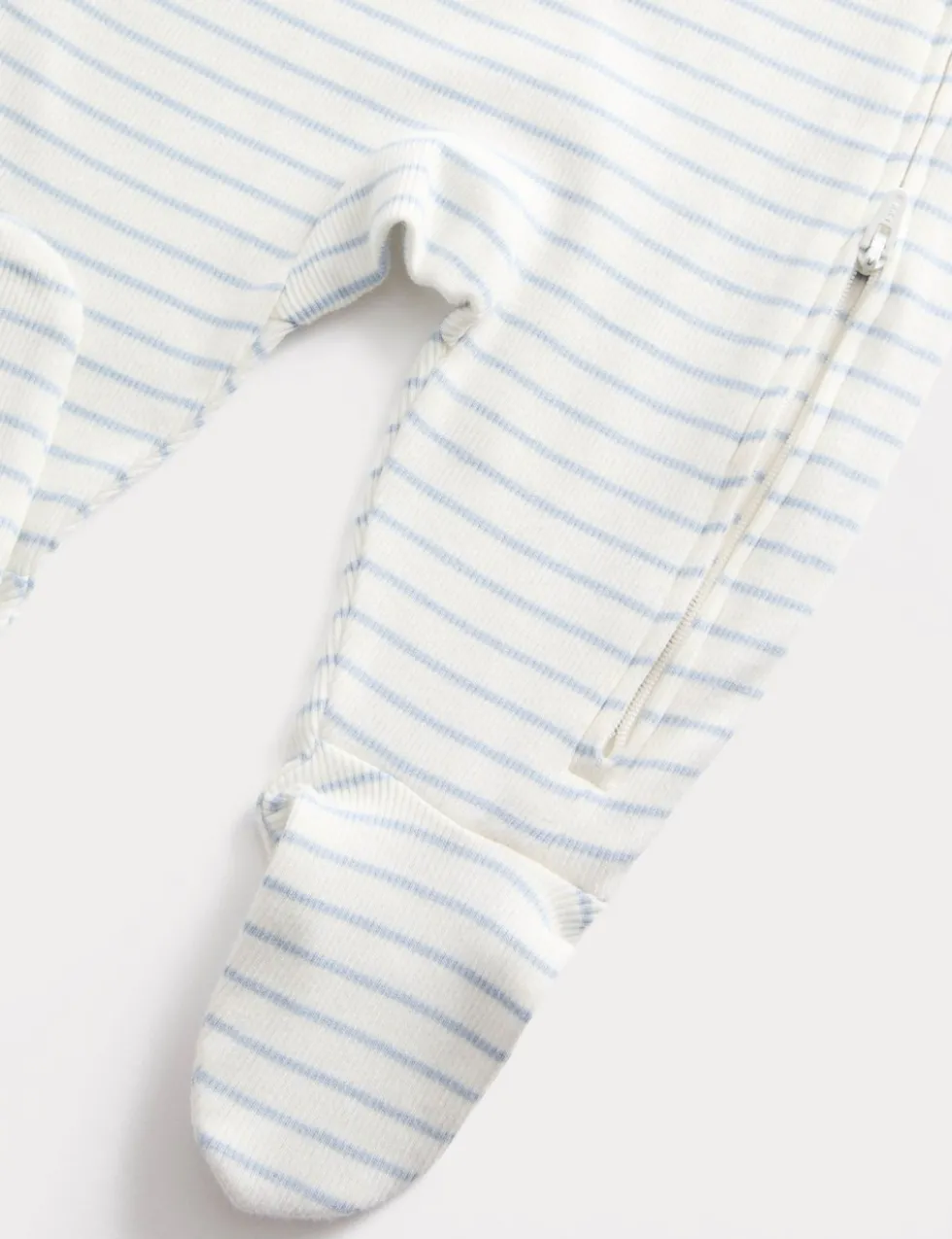 3 Pack Cotton Rich Ribbed Sleepsuits (6½lbs-3 Yrs)