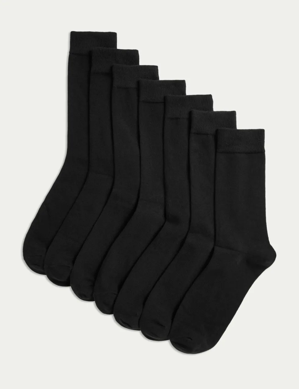 7 Pack Cotton Rich Socks