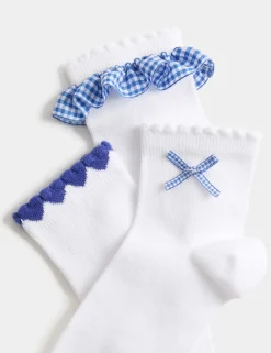 5 Pack Cotton Rich Socks (6 Small - 7 Large)