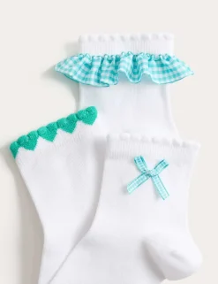 5 Pack Cotton Rich Socks (6 Small - 7 Large)