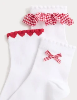 5 Pack Cotton Rich Socks (6 Small - 7 Large)