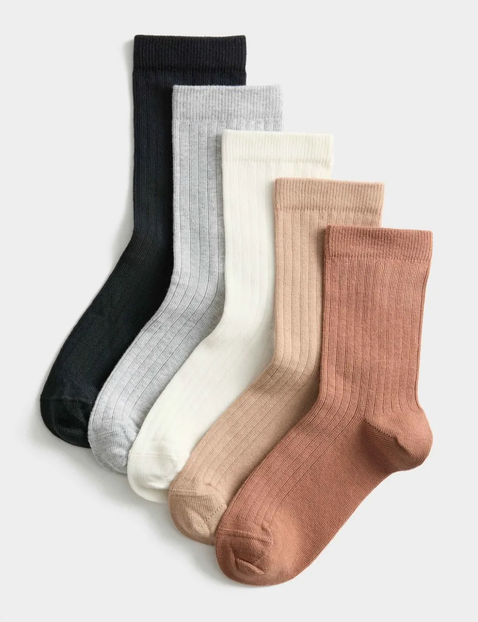 5 Pack Cotton Rich Socks (6 Small - 7 Large)