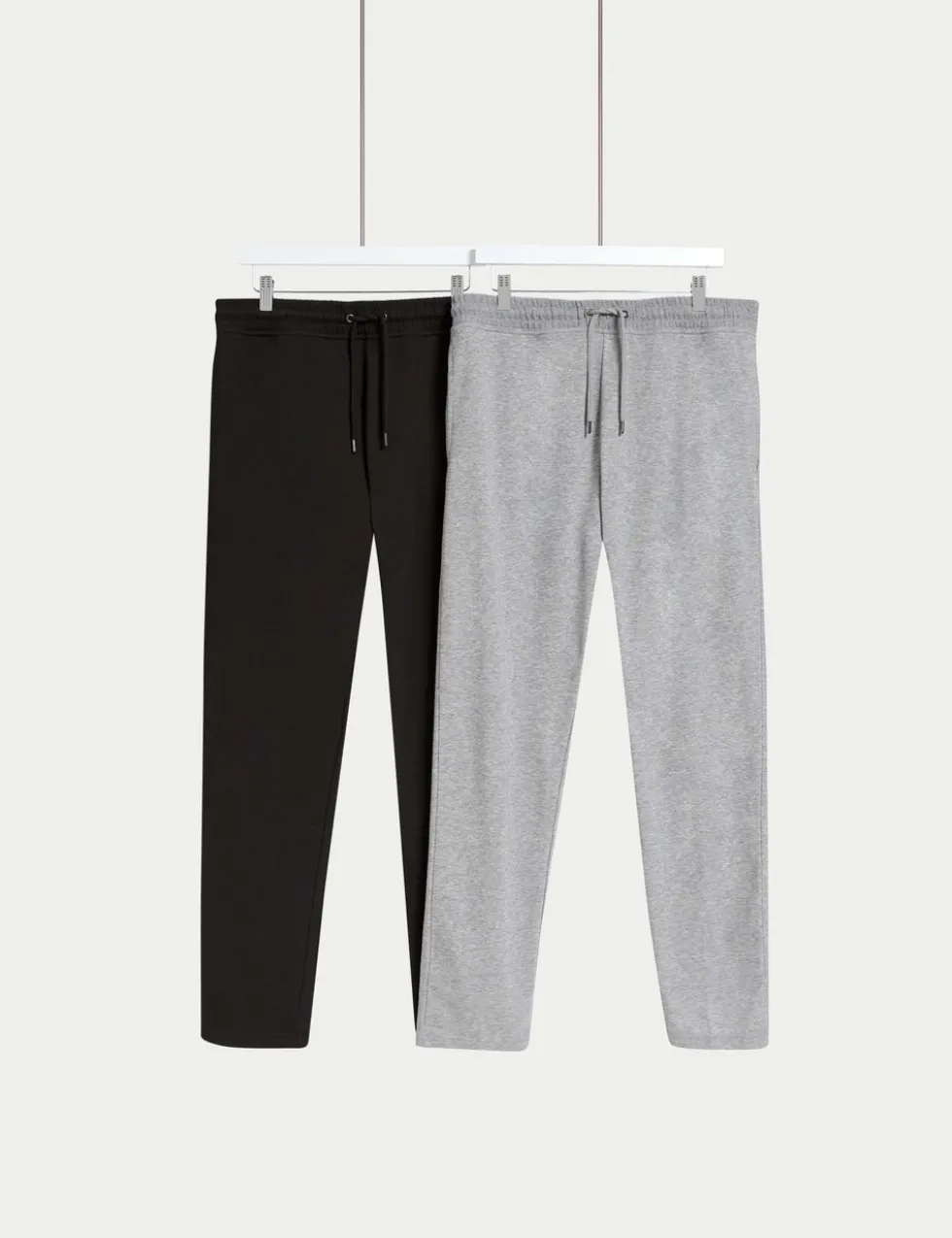 2 Pack Cotton Rich Straight Leg Joggers