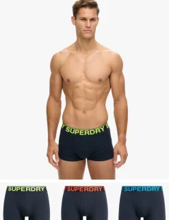3 Pack Cotton Rich Stretch Jersey Trunks