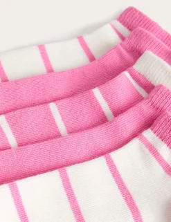 5 Pack Cotton Rich Striped Trainer Liners™ (6 Small - 7 Large)