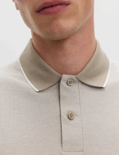 2 Pack Cotton Rich Tipped Polo Shirts