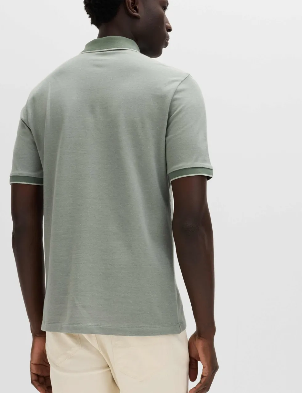 2 Pack Cotton Rich Tipped Polo Shirts