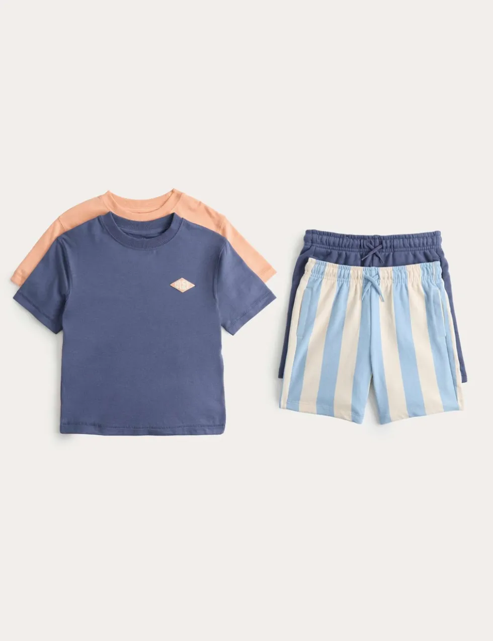 2 Pack Cotton Rich Top & Bottom Outifts (2-8 Yrs)