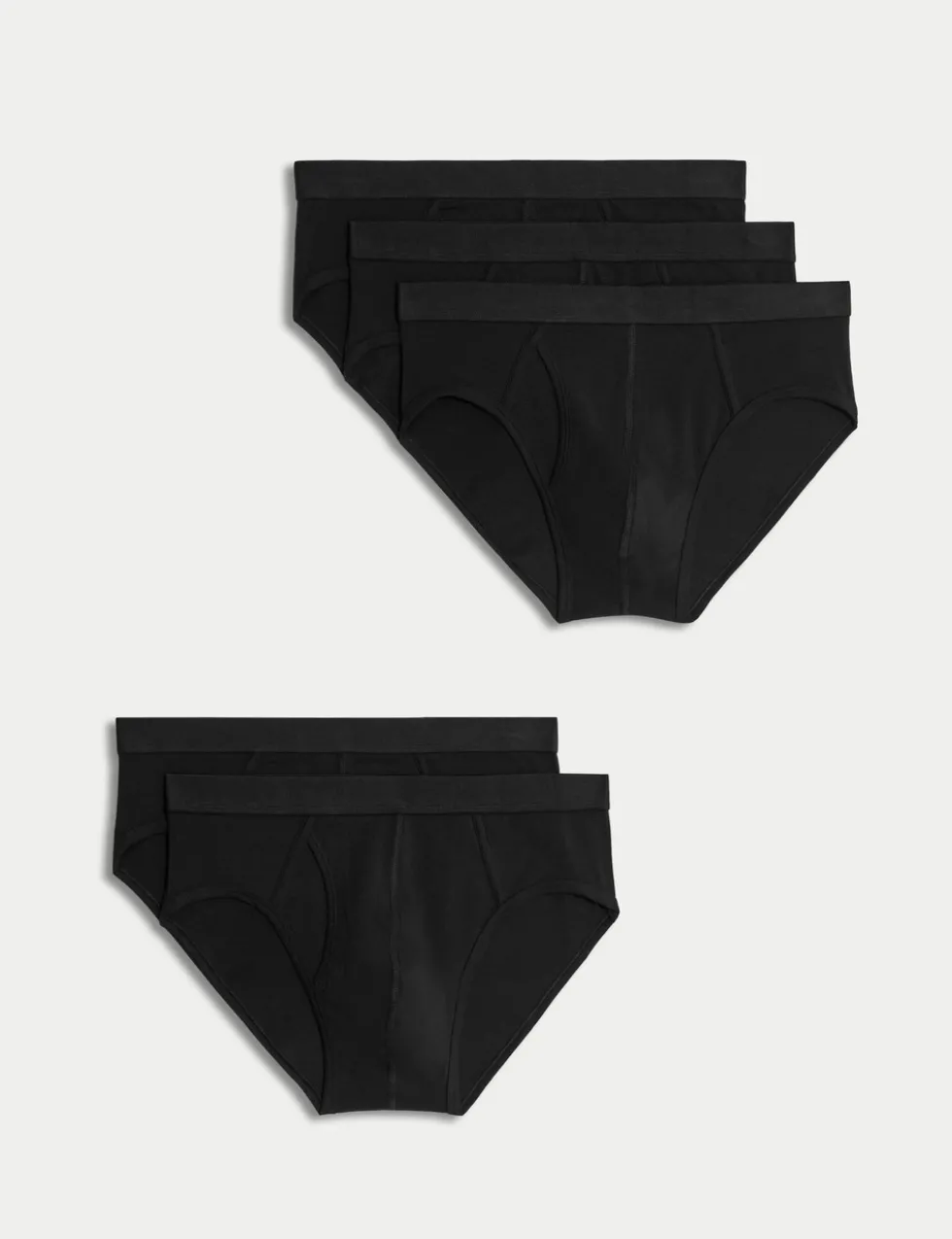 5 Pack Cotton Stretch Cool & Fresh™ Briefs