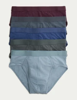 5 Pack Cotton Stretch Cool & Fresh™ Briefs