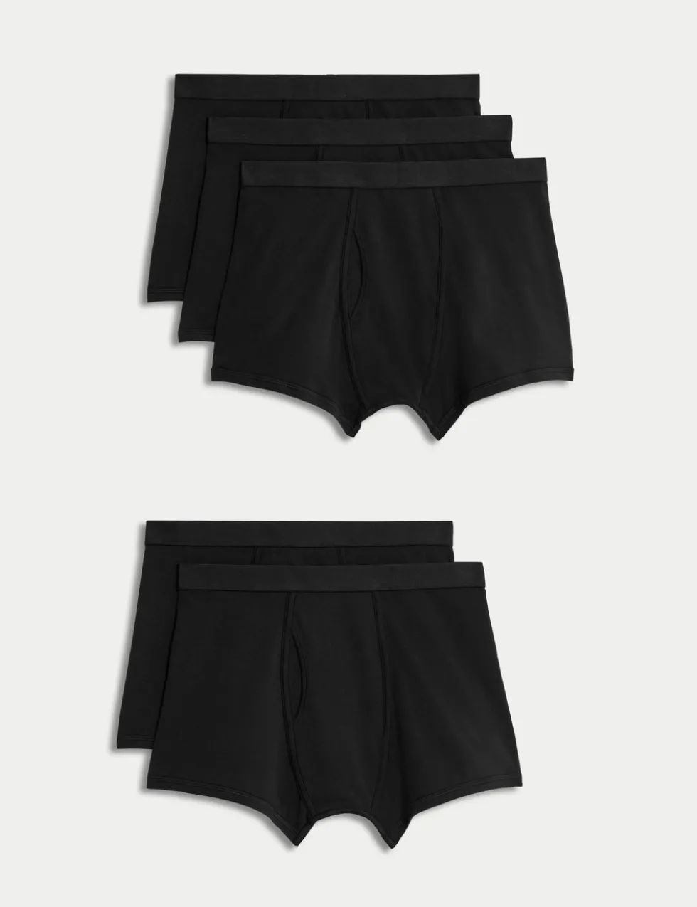 5 Pack Cotton Stretch Cool & Fresh™ Trunks