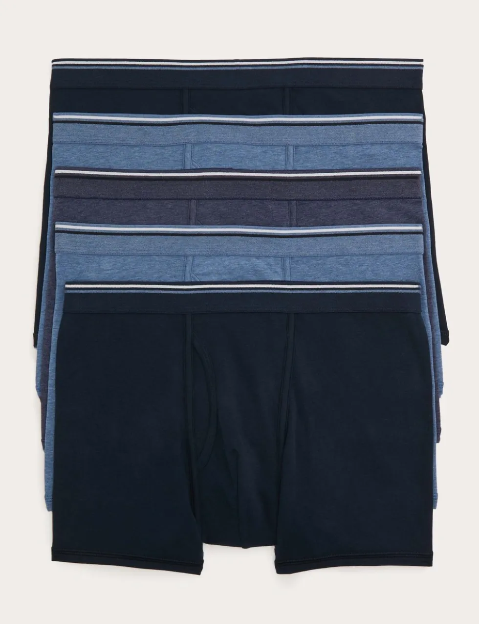 5 Pack Cotton Stretch Cool & Fresh™ Marl Trunks