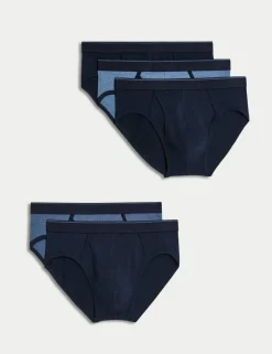 5 Pack Cotton Stretch Cool & Fresh™ Briefs