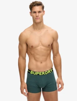 3 Pack Cotton Stretch Logo Waistband Boxers