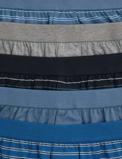 5 Pack Cotton Stretch Striped Boxers