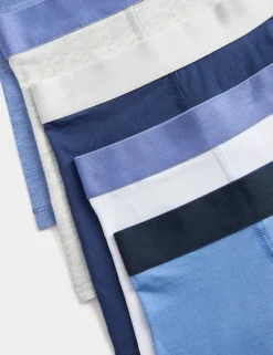 5 Pack Cotton with Stretch Nautical Trunks (5-16 Yrs)