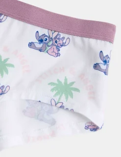 5 Pack Cotton with Stretch Lilo & Stitch™ Knickers (5-16 Yrs)
