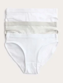 3 Pack Cotton with Stretch Bikini Knickers (6-16 Yrs)