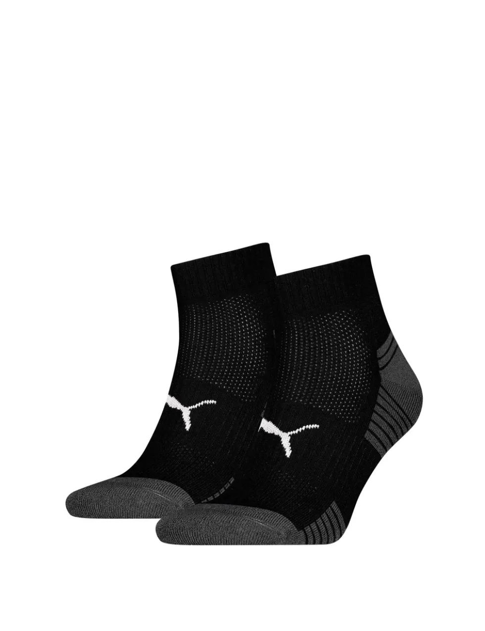 2 Pack Cushioned Quarter Sports Socks