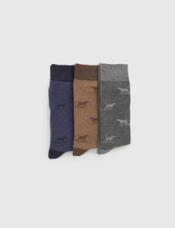 3 Pack Dogs Cotton Rich Smart Socks