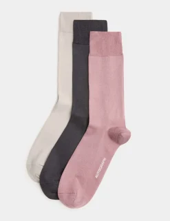 3 Pack Egyptian Cotton Rich Socks
