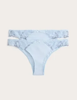 2 Pack Embrace Brazilian Knickers