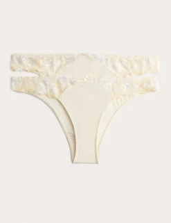 2 Pack Embrace Brazilian Knickers