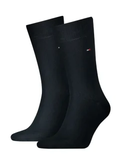 2 Pack Embroidered Logo Cotton Rich Socks