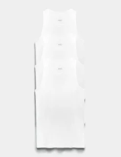 3 Pack Essential Cotton Sleeveless Vests