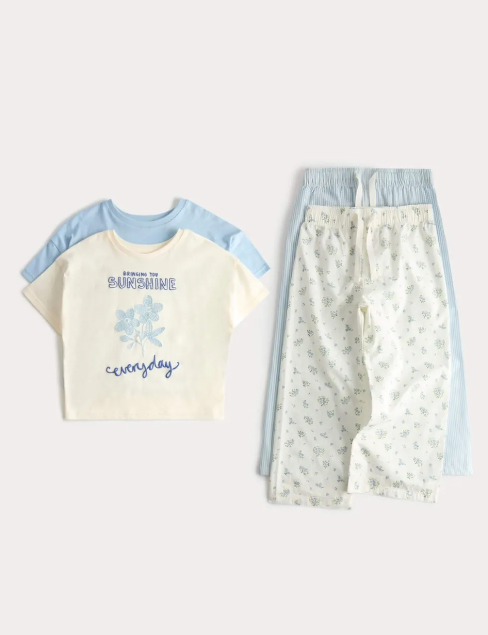 2 Pack Floral Graphic Pyjama Set (1-8 Yrs)