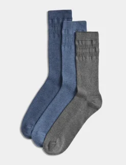 3 Pack Gentle Grip Cool & Fresh™ Socks