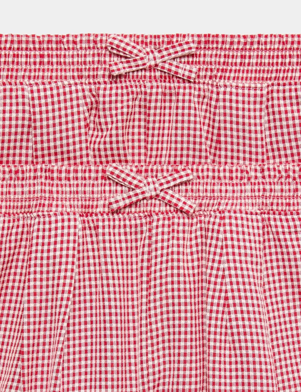 2 Pack Gingham Easy To Iron School Shorts (3-14 Yrs)
