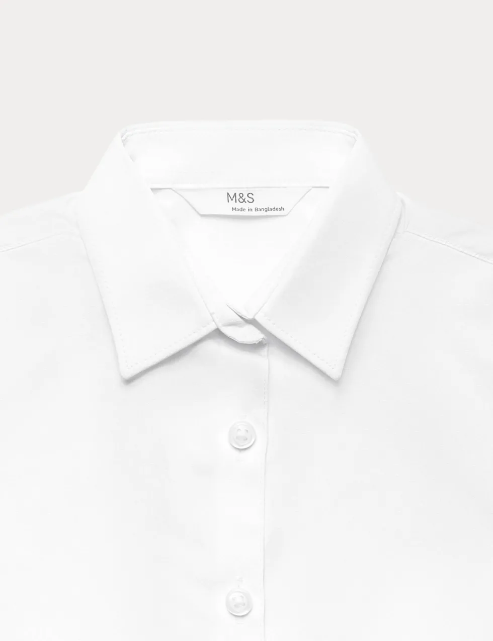 2 Pack Girls' Cap Sleeve Easy Iron School Shirts (2-16 Yrs)