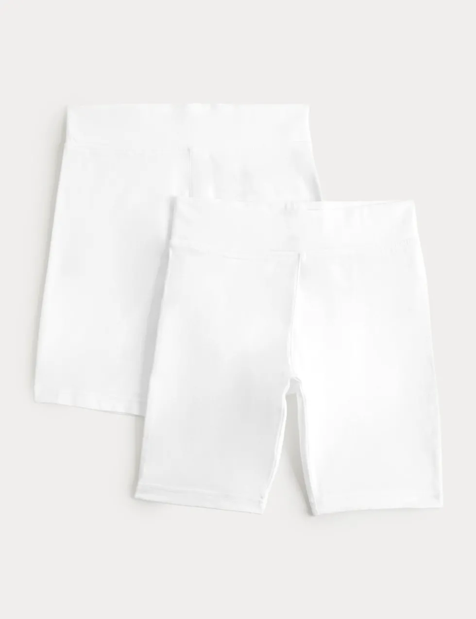 2 Pack Girls' Cotton Rich School Cycling Shorts (2-16 Yrs)