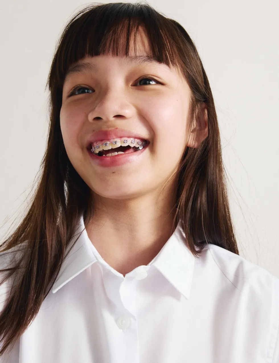 3 Pack Girls' Easy Iron School Shirts (2-16 Yrs)