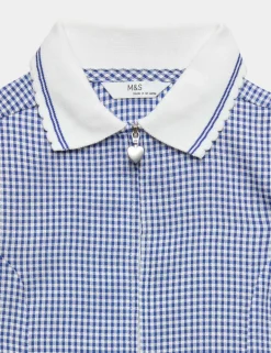 2 Pack Girls' Gingham School Dress (2-14 Yrs)