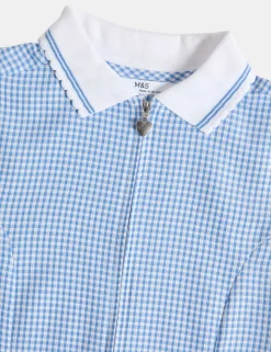 2 Pack Girls' Gingham School Dress (2-14 Yrs)